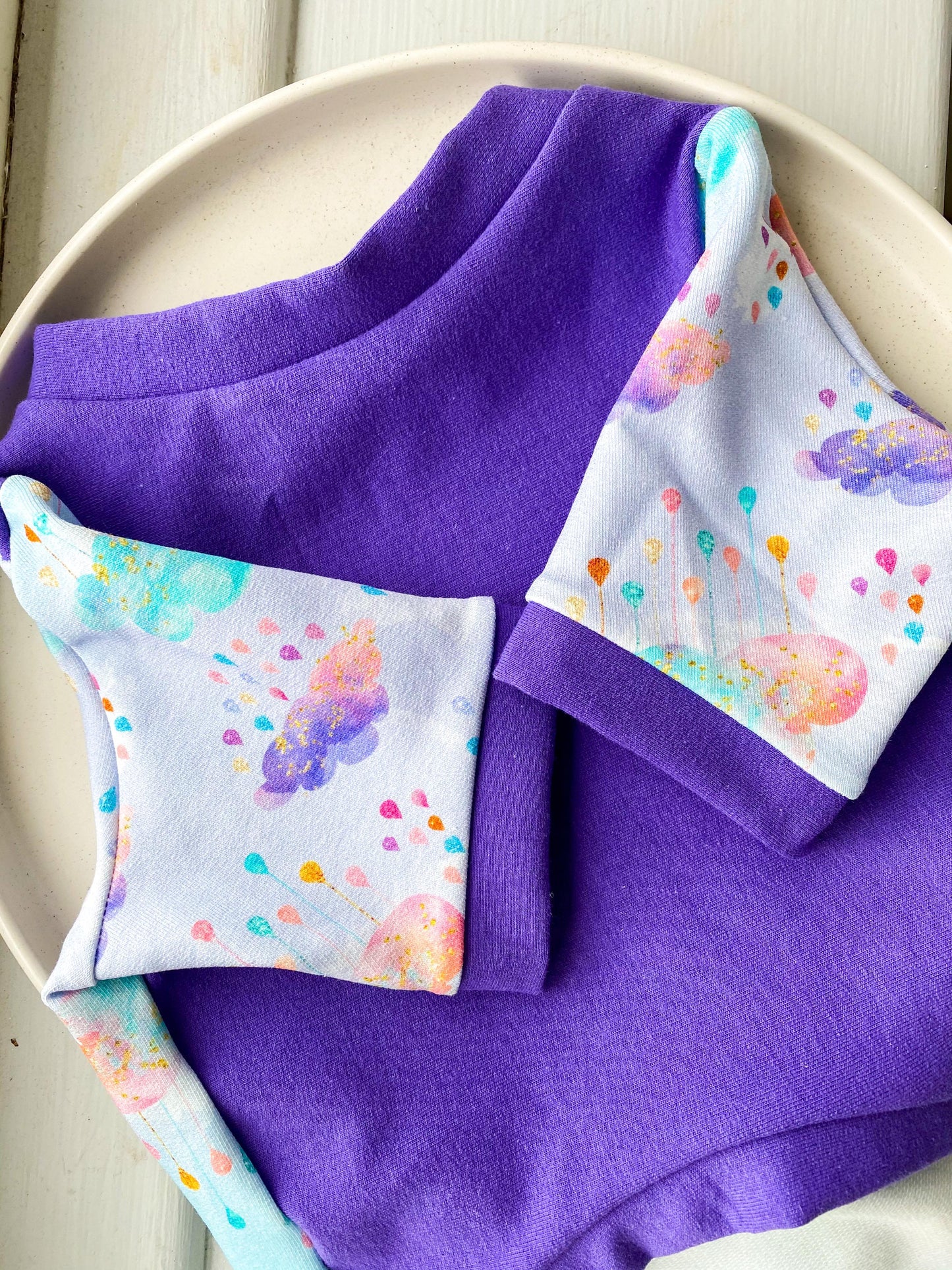Purple Rain Patterned Dog Jumper *NEW*