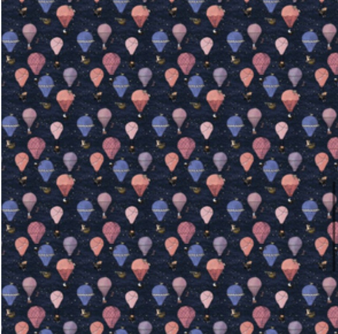 Pink Up Pup and Away Fabric Lead