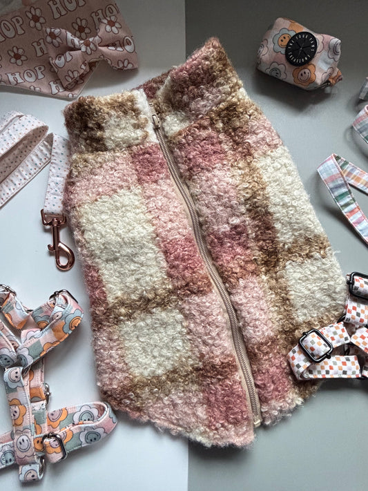 Raspberry Ripple Boucle Jacket