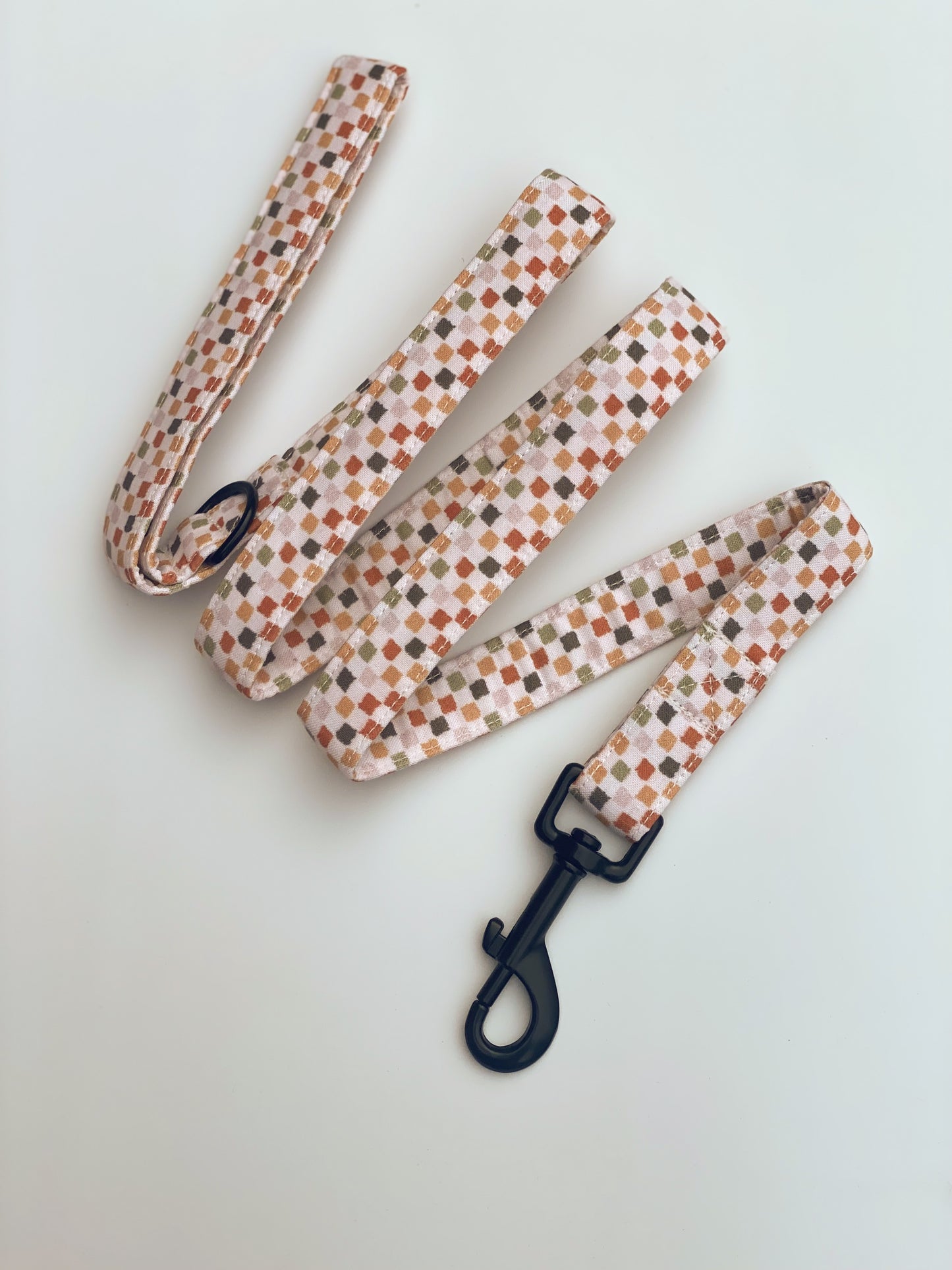 Cinnamon Check Fabric Lead