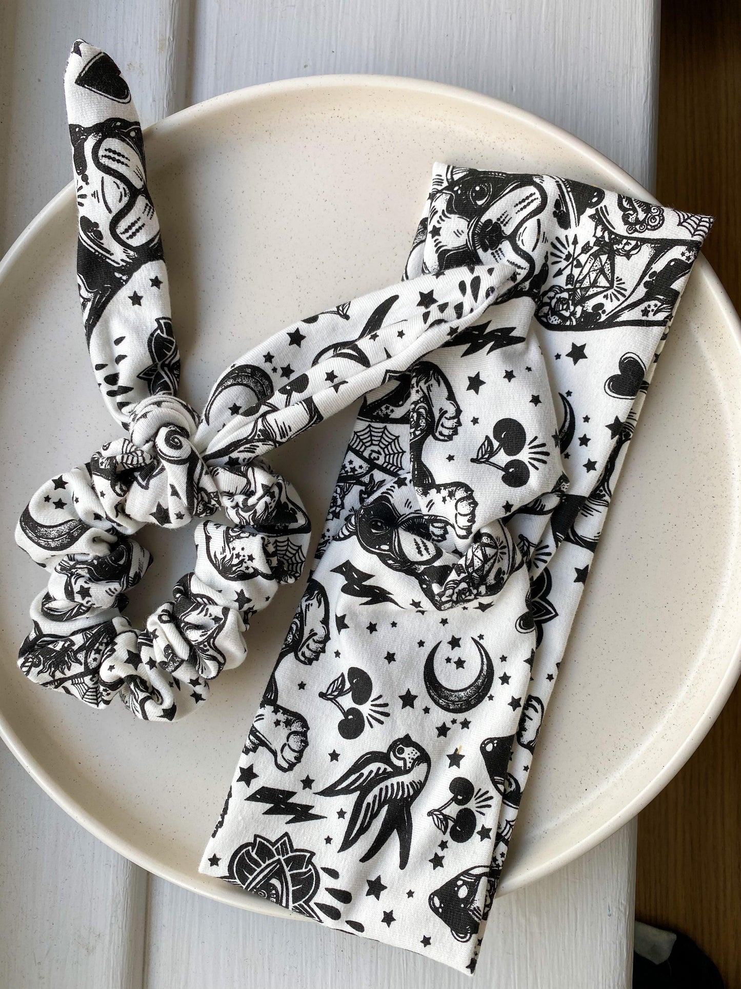 Patterned scrunchie and headband sets *NEW*