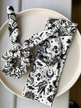 Load image into Gallery viewer, Patterned scrunchie and headband sets *NEW*