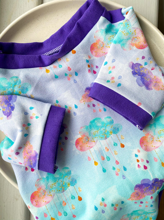 Purple Rain Patterned Dog Jumper *NEW*