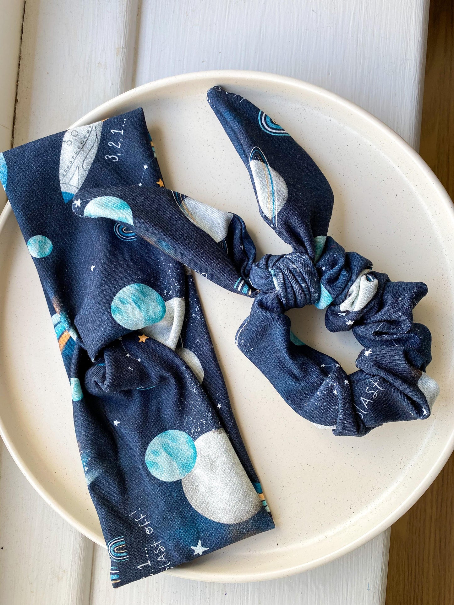 Patterned scrunchie and headband sets *NEW*