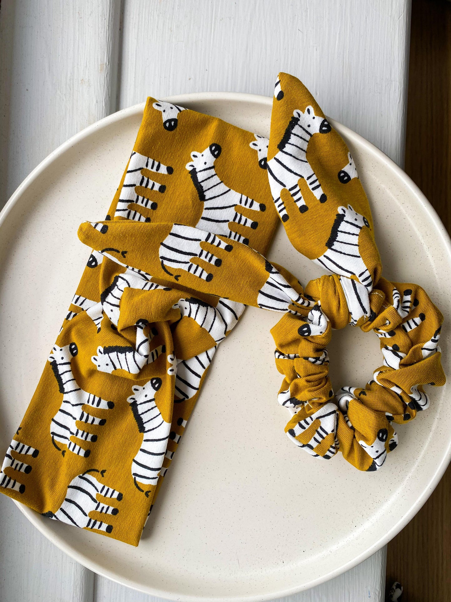 Patterned scrunchie and headband sets *NEW*