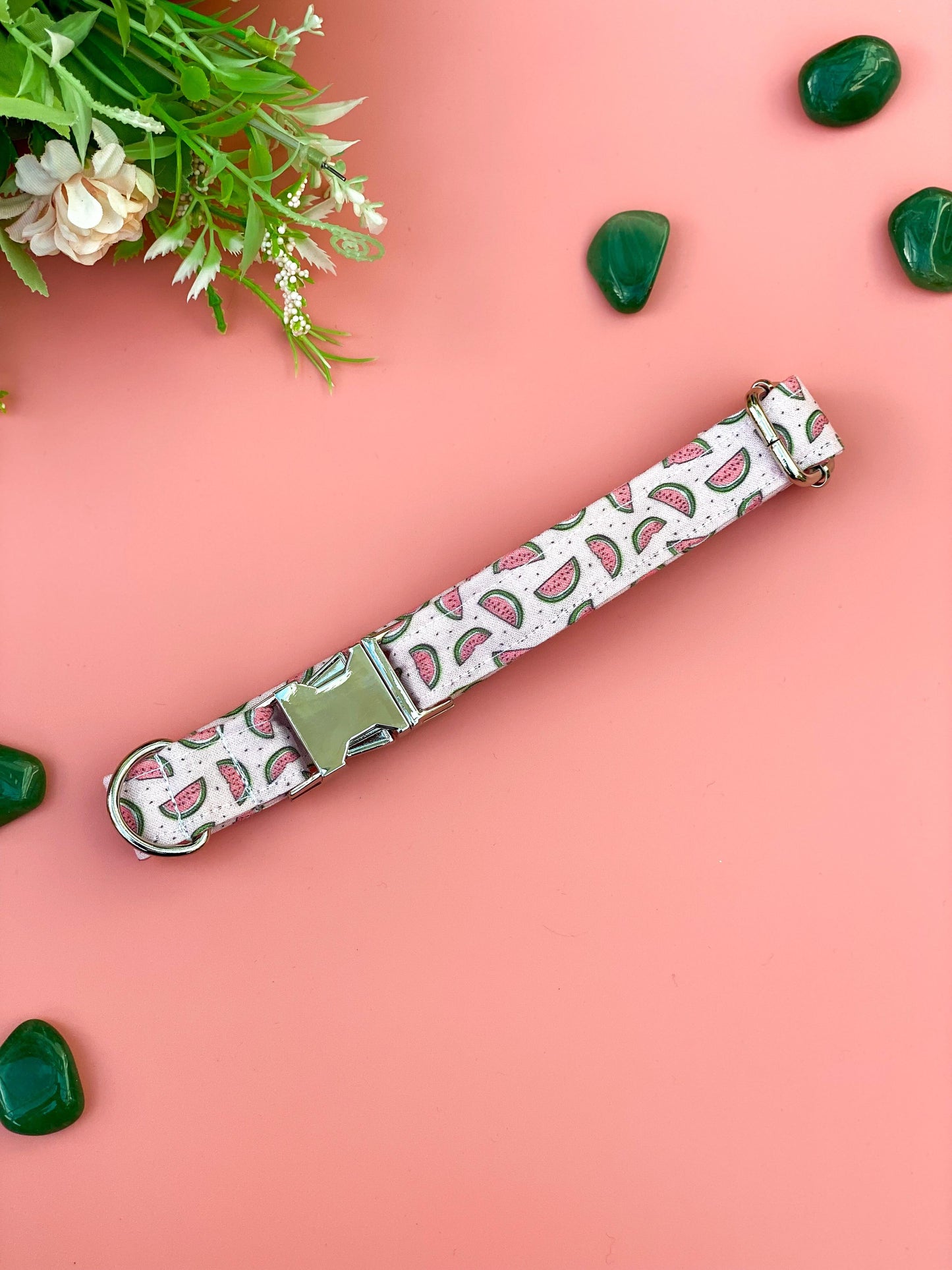 Watermelon Sugar Fabric Collar