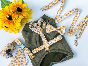 Sunflower Fabric Strap Harness