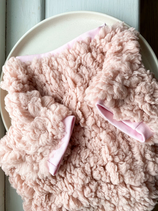 Pink Teddy Sheep Dog Jumper