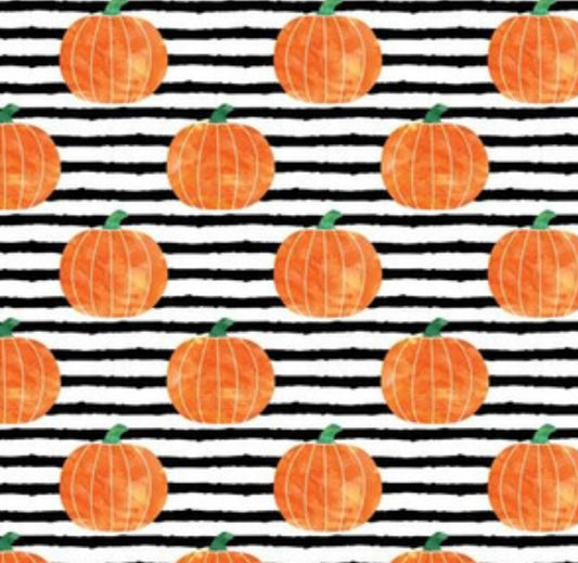 Pumpkin Stripes Reversible Bandana.