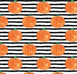 Pumpkin Stripes Reversible Bandana.
