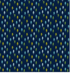 Scandinavian Forest Fabric Collar