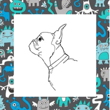 Load image into Gallery viewer, Monster Mash Fabric Collar