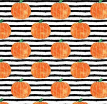 Load image into Gallery viewer, Pumpkin Stripe Bandana, Over the collar