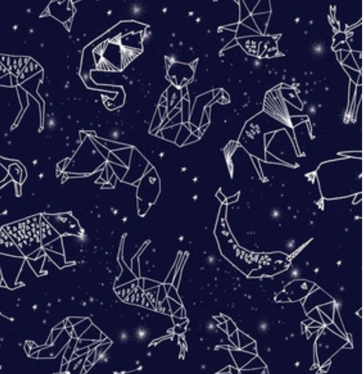 Constellation Bandana, Over the Collar,