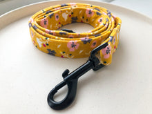 Load image into Gallery viewer, Mustard Ditsy Floral Fabric Lead