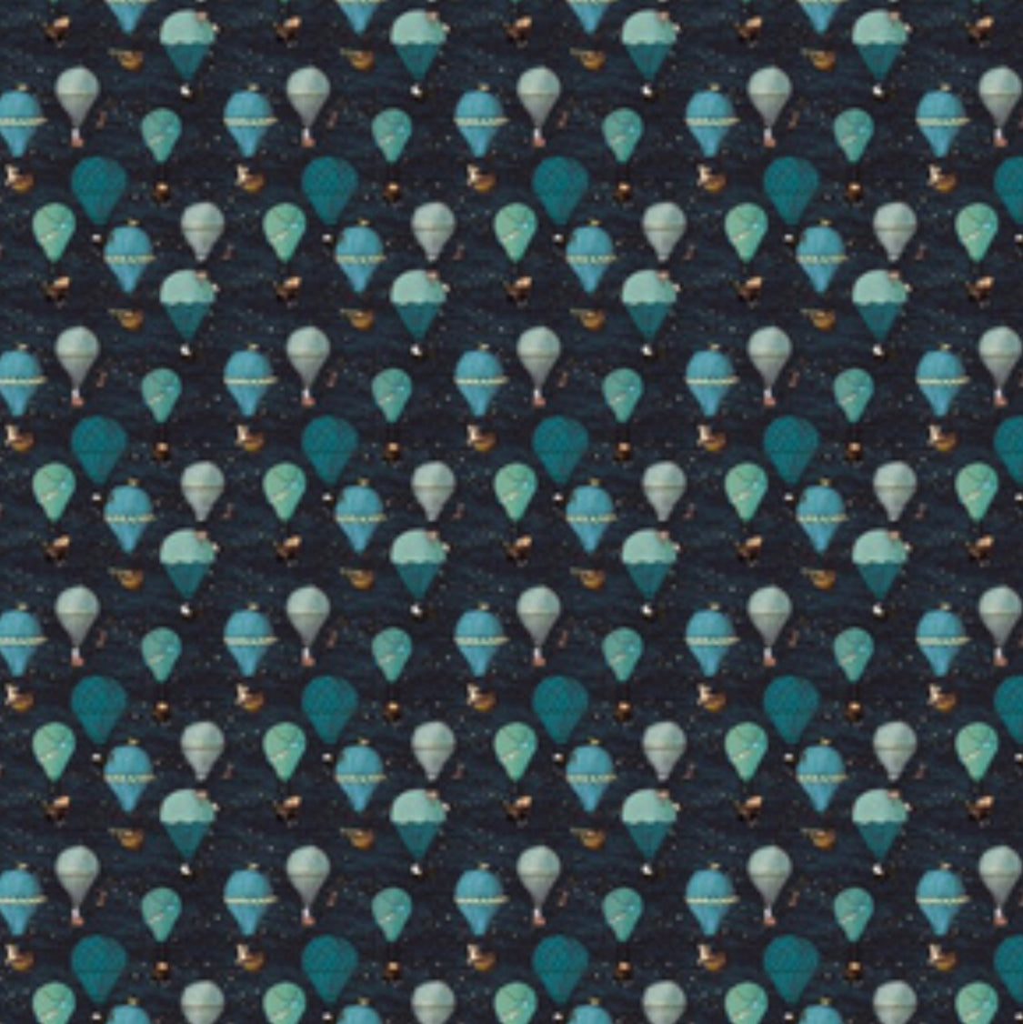 Blue Up Pup and Away Fabric Lead