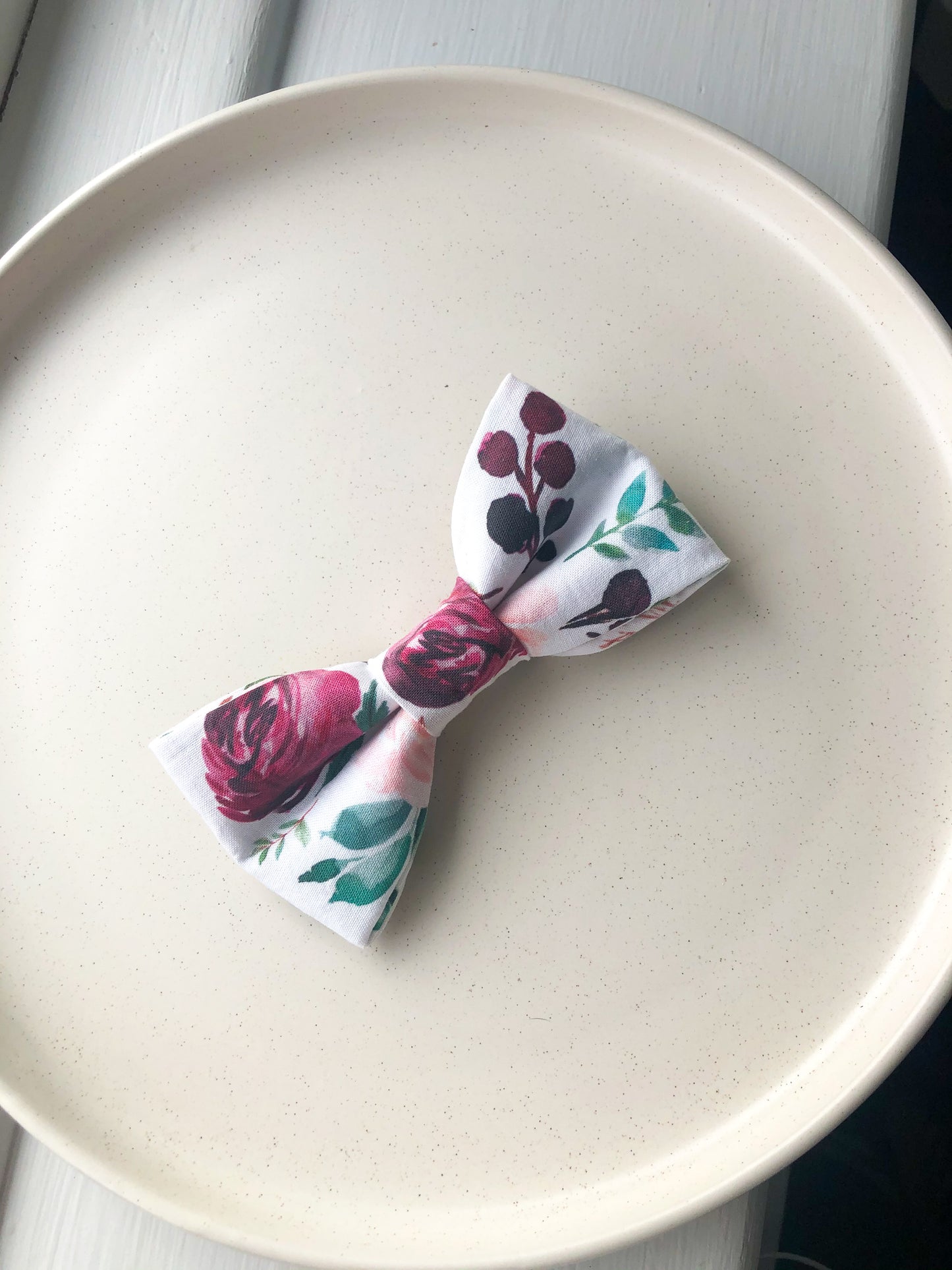 Floral Fabric Bowties