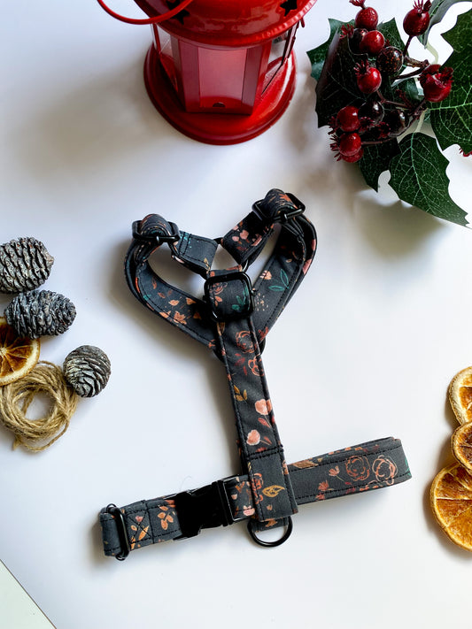 Winter Blossom Fabric Strap Harness