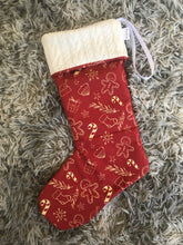 Load image into Gallery viewer, Gingerbread Christmas Stocking
